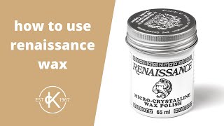 Renaissance Wax – mikrokrystalický ochranný vosk pro  konzervaci povrchů