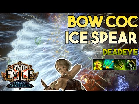 [3.22] Bow CoC Ice Spear Build | Deadeye | Trial of the Ancestors | Path of Exile 3.22
