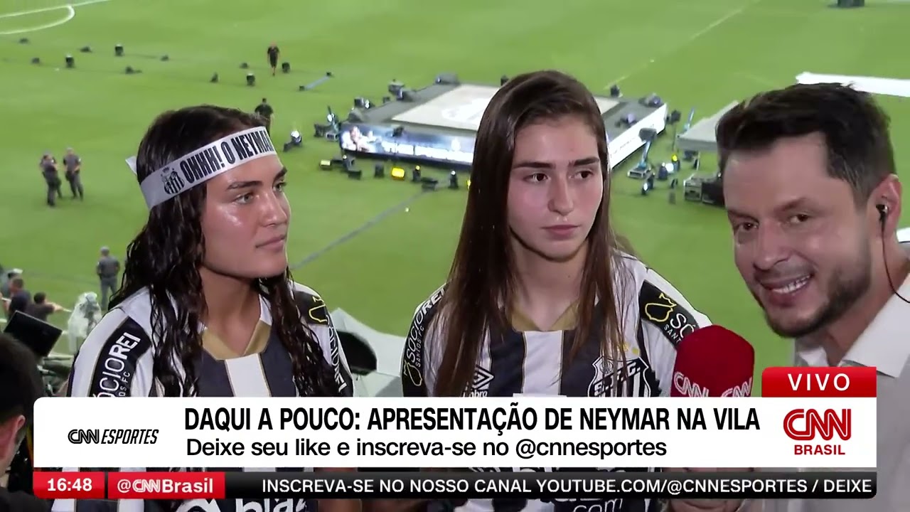 Sereias da Vila: "É gratificante jogar no mesmo clube que Neymar"