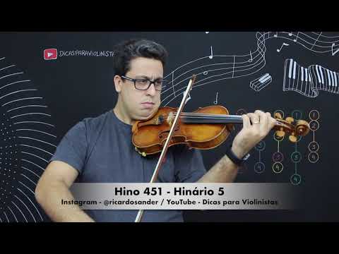 Hino 451 Violino Hinário 5 CCB