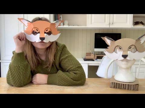 How to make a Cardboard Fox Mask