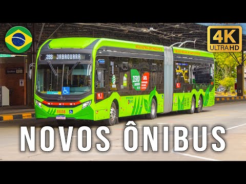 Sao Paulo, Brazil - New E-Millennium Trolleybus