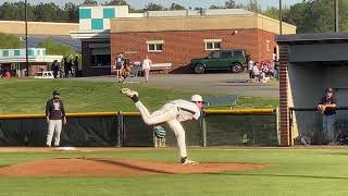 RHP Daniel Neinaber 1st Inning Face On View vs Thomas Dale
