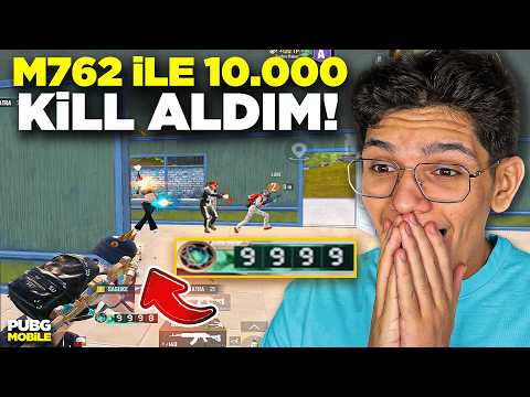 M762 İLE 10.000 KİLL ALDIM! MASTER OLDU - PUBG MOBİLE