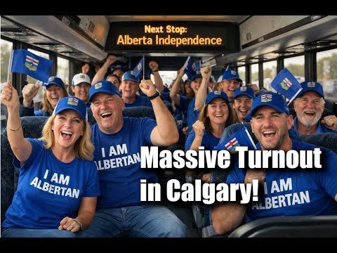Next Stop Alberta Independence - Overwhelming Turnout In Calgary!