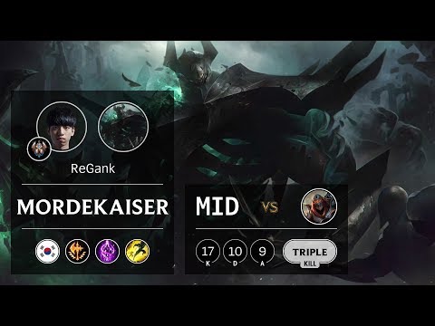Mordekaiser Mid vs Zed - KR Challenger Patch 10.2