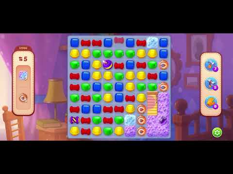 Homescapes level 12986 - no booster gameplay