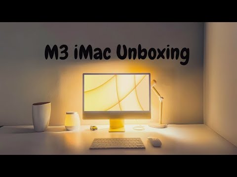 M3 iMac 2023 Unboxing and Review - Sleek Design and Impressive Performance!