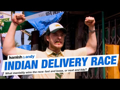 Indian Delivery Race | Hamish & Andy