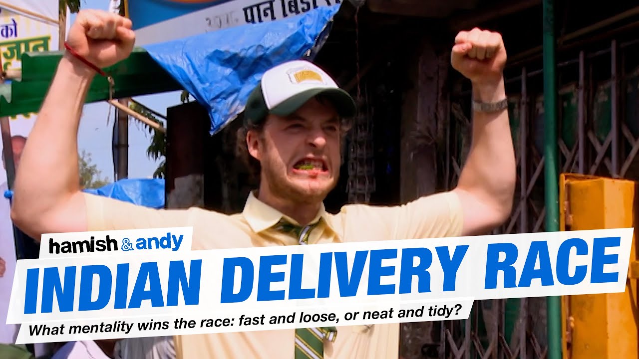 Indian Delivery Race | Hamish & Andy