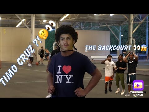 SO ME AND "THE BACKCOURT" PLAYED AGAINST THE REAL LIFE TIMO CRUZ ...