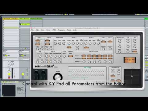 MicroKorg XL and XL+  Midi Editor VST / Standalone