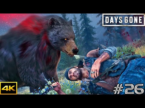 DAYS GONE 2024 - Fight With The Bear - Monster - Walkthrough 26: 4K 60FPS - PC GamePlay