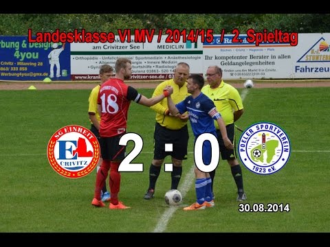 SG Einheit Crivitz vs.  Poeler SV / 2.  Sp.- Tag Landesklasse 6 MV 14-15