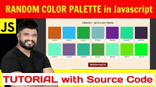 Ep73 - Random Color Palette with Javascript tutorial