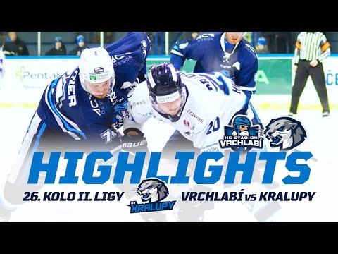 26. kolo HC Stadion Vrchlabí vs HK Kralupy | 2. liga 2024/25 Highlights
