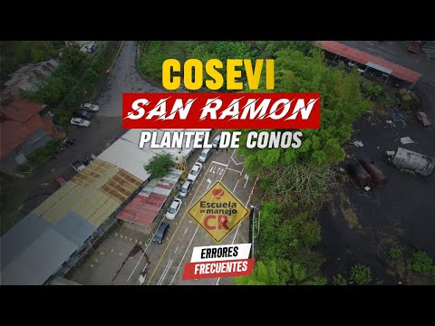 💥Prueba de manejo COMPLETA en SAN RAMON ⚠️ ERRORES mas frecuentes en la parte de conos 🚸8631 0030🚸
