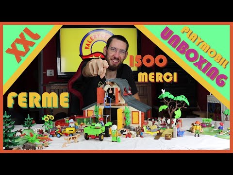 UNBOXING VINTAGE PLAYMOBIL FERME REF 3005,3006,3007,3072,3074,3075,,3076,3077 DE 1998,99,2002 👩‍🌾👨‍🌾