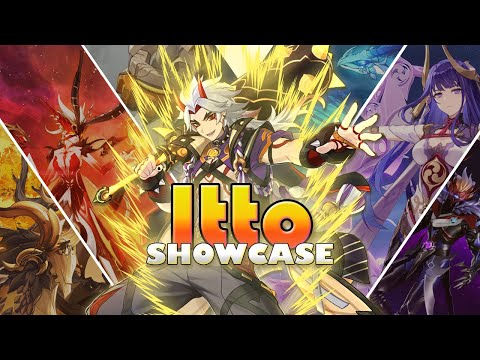 C1 Itto R1 Redhorn Stonethresher VS World Bosses │ Genshin Impact