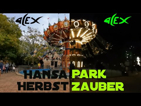 Hansa Park | Herbstzauber light im direkten Tag / Nacht Vergleich | HERBSTZAUBER AM Meer ONRIDE
