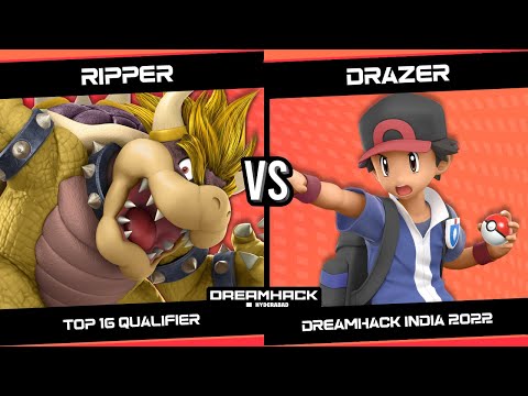 Ripper (Bowser/Ganondorf) vs Drazer (Pokemon Trainer) - DreamHack India 2022 - Smash Ultimate