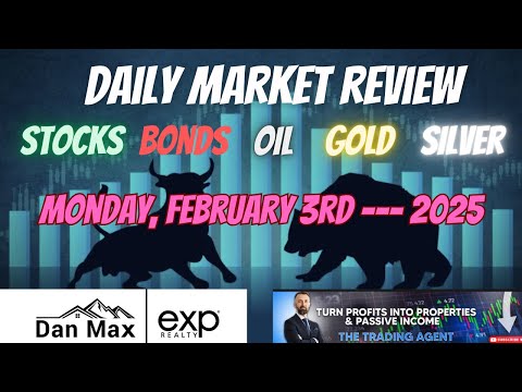 Daily Market Review - February 3rd, 2025 | Stocks, Oil, Bonds, Gold & Silver Analysis