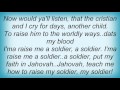 16619 Pastor Troy - I'm A Raise Me A Soldier Lyrics