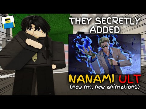 THEY SECRETLY ADDED NANAMI'S ULTIMATE WITHOUT LETTING ANYONE KNOW | Jujutsu Shenanigans Roblox