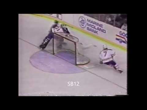 Petr Svoboda hit Jeff Lazaro Nov. 27/1992