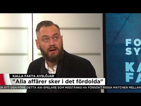 Olof Lundh: "Kopplingen till matchfixning är ny" - Nyheterna (TV4)