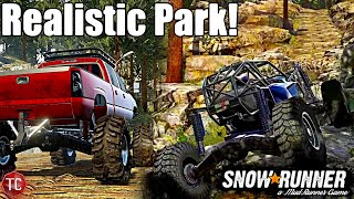 SnowRunner: NEW, REALISTIC OFF-ROAD AREA MAP! Mud, Rock Crawling, & Trails!