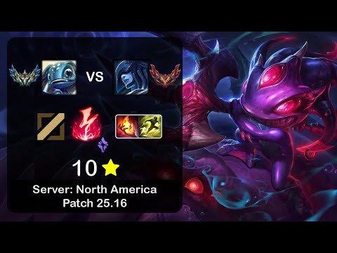 Fizz Mid vs Lissandra - NA Challenger - Patch 25.16
