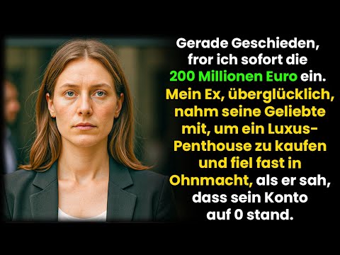 Nach der Scheidung fror ich 200 Mio. € ein – mein Ex wollte ein Penthouse kaufen, Konto leer.