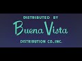 MPAA Rating Card G Buena Vista Distribution Co Inc 1972 1963