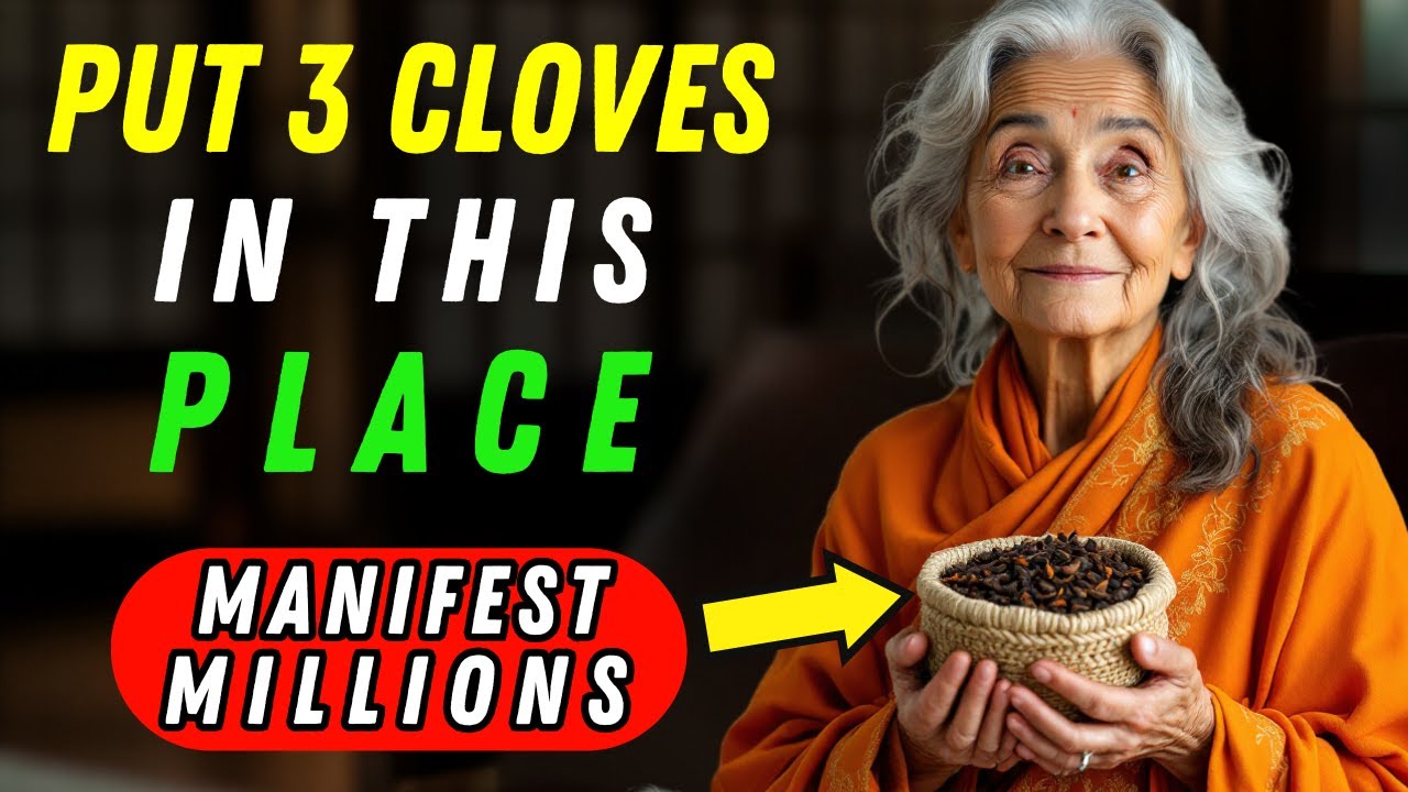 Place 3 Cloves in THIS Spot and Wealth Will Rush Into Your Life! | BUDDHIST TEACHINGS