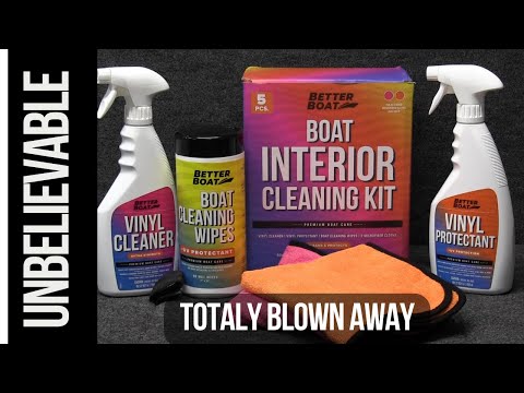 Better Boat Interior Cleaning Kit: Interior Kit, Vinyl Cleaner and Vinyl Protectant