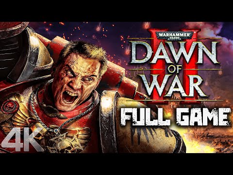 Warhammer 40K Dawn of War 2｜Full Game Playthrough｜4K