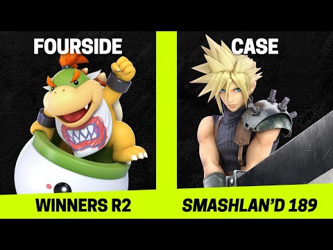 SmashLAN'd 189 Winners R2 - fourside (Bowser Jr.) vs Case (Cloud) - SSBU Tournament