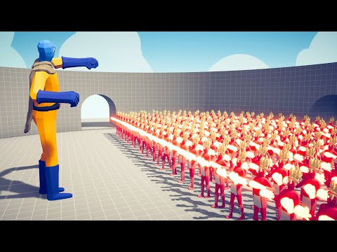 HOW MANY SUPER BOXERS TO TAKE DOWN SAITAMA - Totally Accurate Battle Simulator TABS