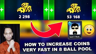 HOW TO INCREASE COINS THE FASTEST WAY IN 8 BALL POOL...👍🏻
