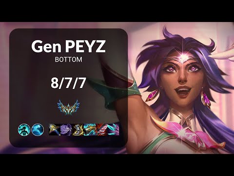 Gen Peyz Nilah vs Sivir BOTTOM - KR  Patch 13.16