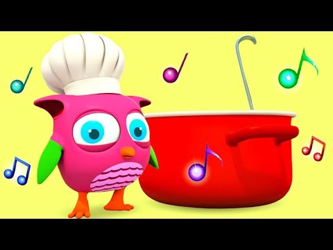 Розовый совенок Хоп Хоп поёт песенки для самых маленьких