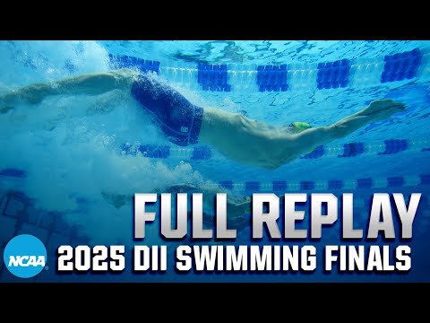 2025 NCAA DII swimming and diving day 2 | FULL REPLAY