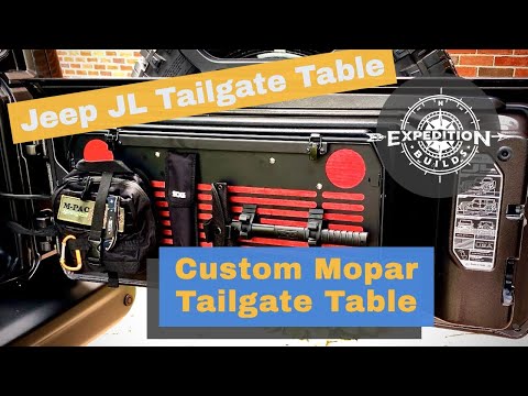 Custom Mopar Jeep JL Tailgate Table