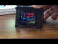 Palubní počítač - 2,6" LCD displej (OBD2 / EUOBD) - Video Youtube