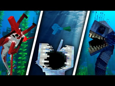 The Best Underwater Ocean/ Sea Creature Mods to use in Minecraft 2023!!