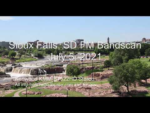 Sioux Falls, South Dakota FM Bandscan
