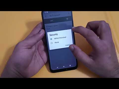 hotspot security disable Karen Moto edge 30 fusion, hotspot security setting Moto edge 30 fusion