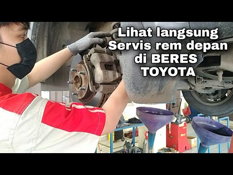 SERVIS REM DEPAN INNOVA REBORN DIBENGKEL TOYOTA