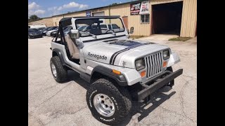 Video Thumbnail for 1994 Jeep Wrangler